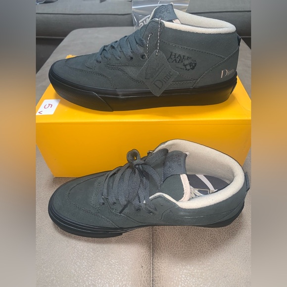 Vans Other - Vans Gray Dime Ash Skate Half Cab Suede Sneaker Shoes NEW Mens Size 6.5